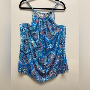 4 for $25 💙 Lily by Firmiana Paisley Tank Top (Size 4XL) 💙